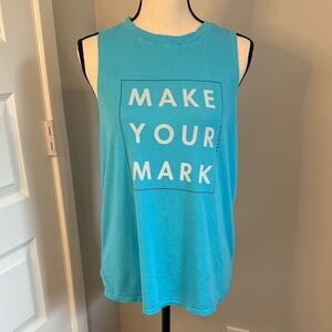 Peloton Turquoise Sleeveless Top​